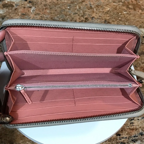 FENDI MONSTER Crayons Leather Zip Around Wallet ππ₯β₯οΈ - Picture 7 of 17